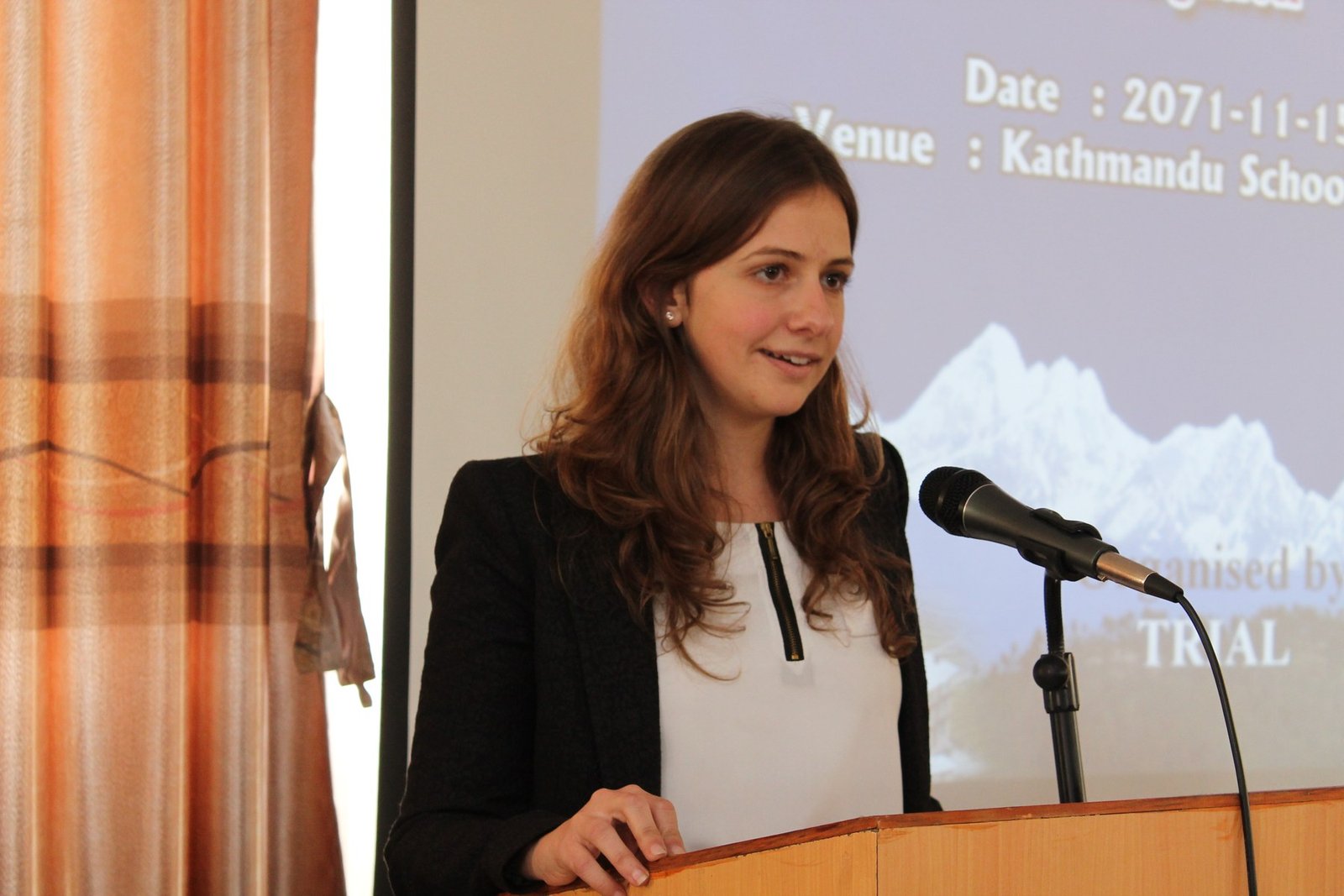 Speaking at Kathmandu School of Law, Nepal, 2015